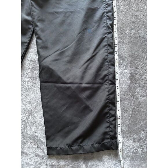 Nike Windbreaker Track Pants Blue Tag Mens Size XXL Nike Spell Out Black READ - Picture 8 of 11